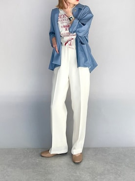 「piccin」｜「アイテム（ジャケット/アウター）」を使った、PICCIN PRESSさん（レディース・164cm）の春コーディネート