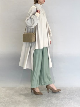 「LUGIVA（ルギヴァ）のアイテム」を使った、PICCIN PRESSさん（レディース・164cm）の春コーディネート