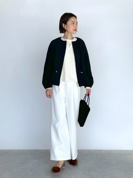 「piccin」｜「アイテム（ジャケット/アウター）」を使った、PICCIN PRESSさん（レディース・164cm）の秋コーディネート