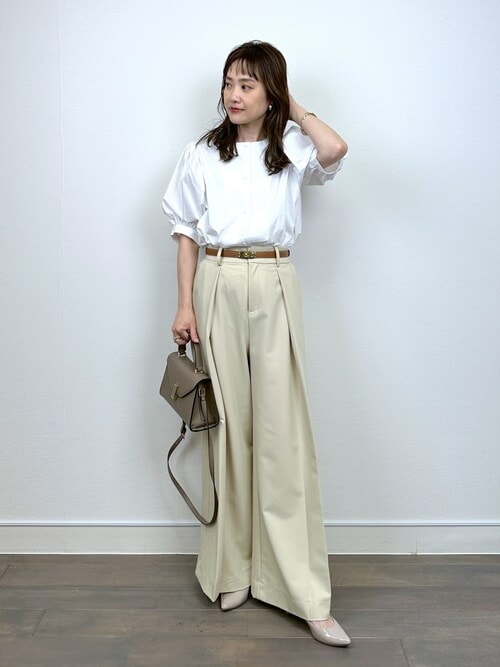 chanKENさん専用 セール】【高身長さん向け】タックワイドパンツ（スラックス）｜PICCIN