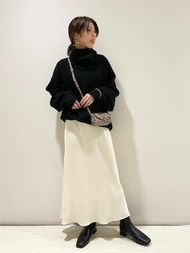 「VICE VERSA（バイスバース）のアイテム」を使った、kuroさん（レディース・155cm）の秋コーディネート