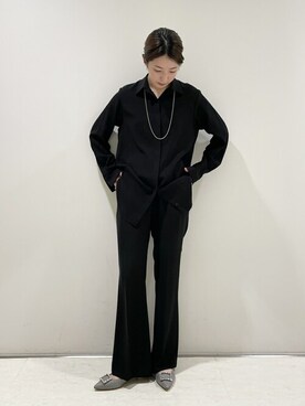 「アイテム（その他シューズ、グレー系）」を使った、kuroさん（レディース・155cm）の冬コーディネート