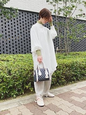 「ネイビー×ホワイト」｜ayuGさん（レディース・167cm）の春コーディネート