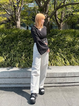 「murua」｜MURUAさん（レディース・159cm）の春コーディネート