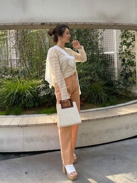 「murua」｜MURUAさん（レディース・160cm）の春コーディネート