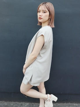 「murua」｜MURUAさん（レディース・158cm）の春コーディネート