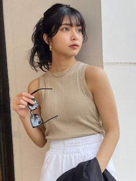 「アメスリ」｜MURUAさん（レディース・163cm）の春コーディネート