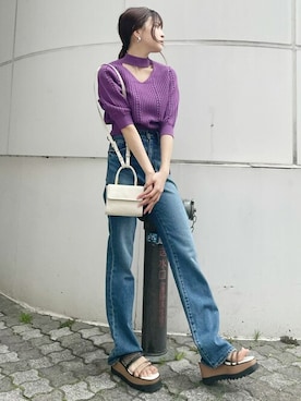 「murua」｜MURUAさん（レディース・153cm）の春コーディネート