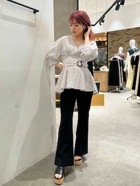 「murua」｜MURUAさん（レディース・157cm）の春コーディネート