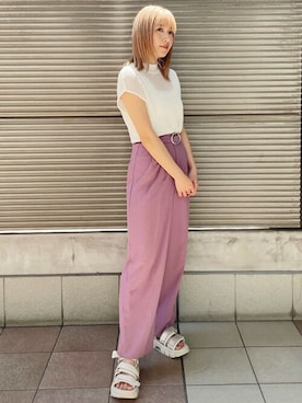 「murua」｜MURUAさん（レディース・159cm）の春コーディネート