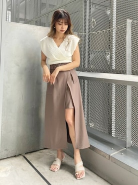 MURUAさん（レディース・163cm）の夏コーディネート