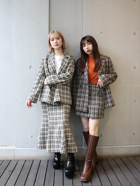 「murua」｜「アイテム（ジャケット/アウター）」を使った、MURUAさん（レディース・158cm）の夏コーディネート