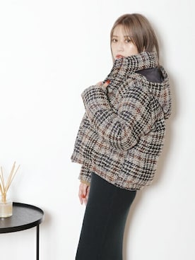 「アイテム（ダウンジャケット/コート、その他）」を使った、MURUAさん（レディース・160cm）の夏コーディネート