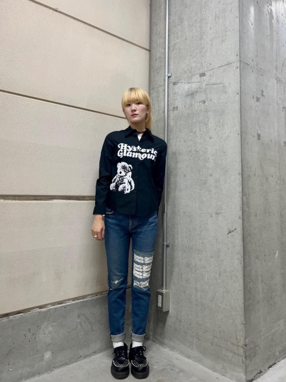ヒスベア HYSTERIC BEAR BAG リメイクプルオーバーシャツ HYSTERIC GLAMOUR（ヒステリックグラマー）の「PLUSH BEAR