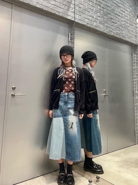 moanghaeeeさんの（HYSTERIC GLAMOUR | ヒステリックグラマー）を使ったコーディネート