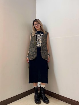 「ロック」｜moanghaeeeさん（レディース・168cm）の夏コーディネート