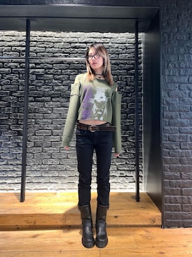 「HYSTERIC GLAMOUR（ヒステリックグラマー）のアイテム」を使った、moanghaeeeさん（レディース・168cm）の秋コーディネート