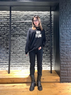 「HYSTERIC GLAMOUR（ヒステリックグラマー）のアイテム」を使った、moanghaeeeさん（レディース・168cm）の秋コーディネート