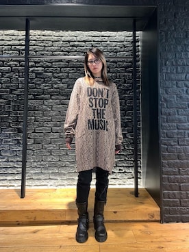 「ロック」｜moanghaeeeさん（レディース・168cm）の秋コーディネート