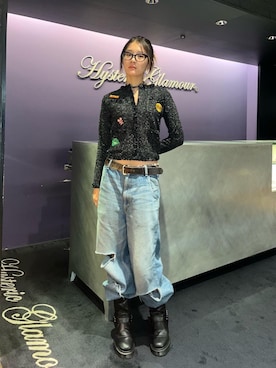 「ロック」｜moanghaeeeさん（レディース・168cm）の秋コーディネート