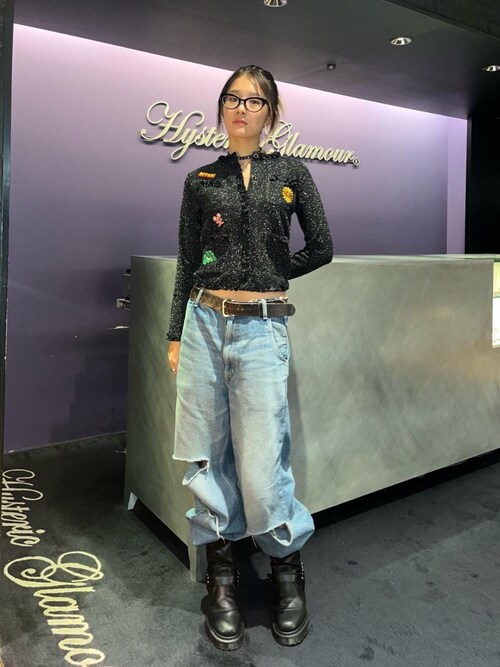 HYSTERIC GLAMOUR コート アウター FLOWER POWER刺繍 ジャケット