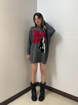 「ロック」｜moanghaeeeさん（レディース・168cm）の秋コーディネート