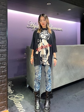 「ロック」｜moanghaeeeさん（レディース・168cm）の秋コーディネート