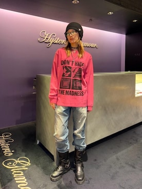 「ロック」｜moanghaeeeさん（レディース・168cm）の秋コーディネート