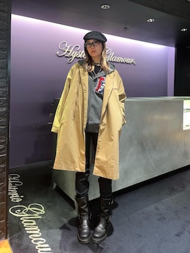 「ロック」｜「アイテム（トップス）」を使った、moanghaeeeさん（レディース・168cm）の秋コーディネート