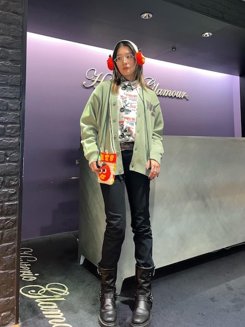 HYSTERIC GLAMOUR 耳当て イヤーマフ 手編みイヤーマフラー レディース