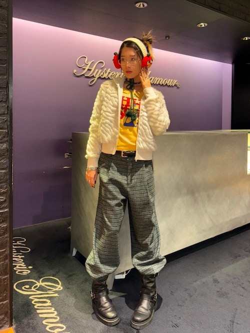 HYSTERIC GLAMOUR ファーイヤーマフラー 耳あて 完売品 レア HYSTERIC