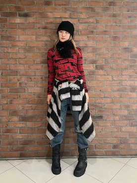 「ロック」｜moanghaeeeさん（レディース・168cm）の秋コーディネート