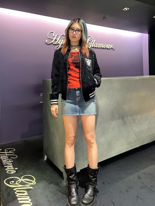 HYSTERIC GLAMOUR（ヒステリックグラマー） デニムスカート バック