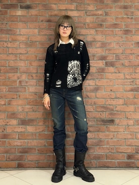 moanghaeeeさん（レディース・168cm）の冬コーディネート