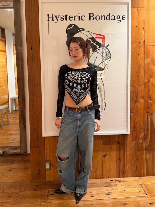 最終値下げ♡ヒステリックグラマー♡ RESIZE加工 デニムストレートパンツ美品 HYSTERIC GLAMOUR（ヒステリックグラマー） ジーンズ デニム デニム