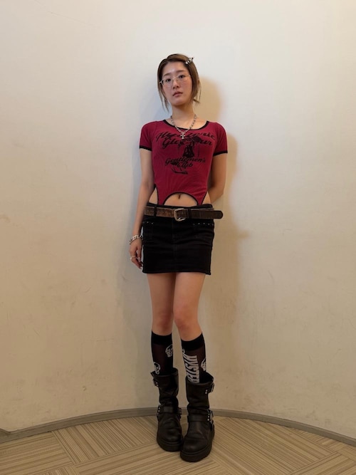HYSTERIC GLAMOUR（ヒステリックグラマー） スカート バックレース