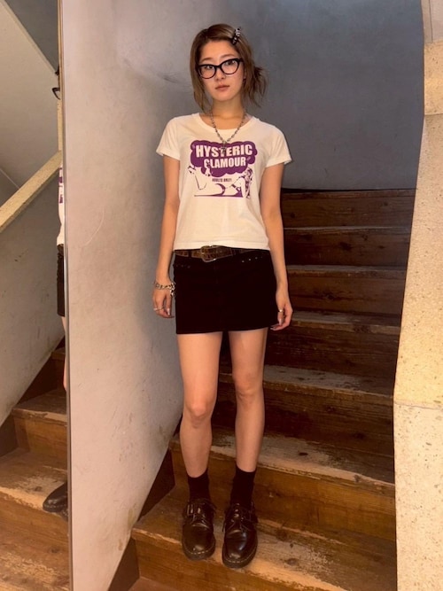 HYSTERIC GLAMOUR（ヒステリックグラマー） スカート バックレース