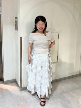 「アイテム（スカート）」を使った、komaさん（レディース・143cm）の夏コーディネート