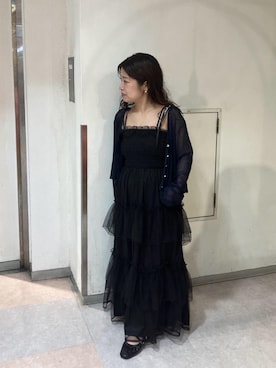 「アイテム（カーディガン/ボレロ）」を使った、komaさん（レディース・143cm）の夏コーディネート