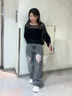「アイテム（トップス）」を使った、komaさん（レディース・143cm）の夏コーディネート