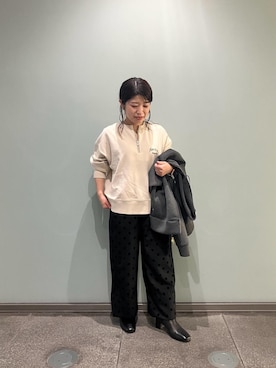「アイテム（ブーツ）」を使った、komaさん（レディース・143cm）の秋コーディネート