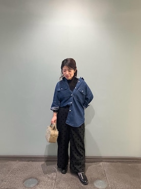 「アイテム（シャツ/ブラウス）」を使った、komaさん（レディース・143cm）の秋コーディネート