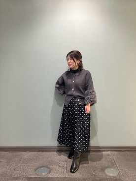「アイテム（Tシャツ/カットソー）」を使った、komaさん（レディース・143cm）の秋コーディネート