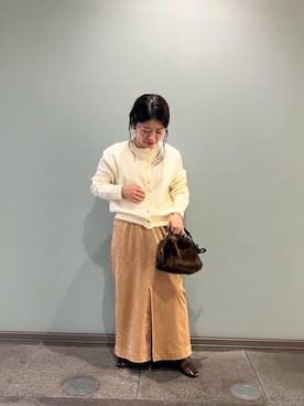 「アイテム（カーディガン/ボレロ）」を使った、komaさん（レディース・143cm）の秋コーディネート