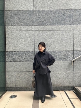 「アイテム（ショルダーバッグ）」を使った、komaさん（レディース・143cm）の秋コーディネート