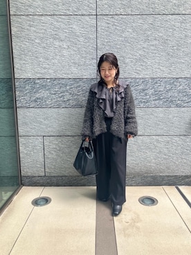 「アイテム（ブーツ）」を使った、komaさん（レディース・143cm）の秋コーディネート