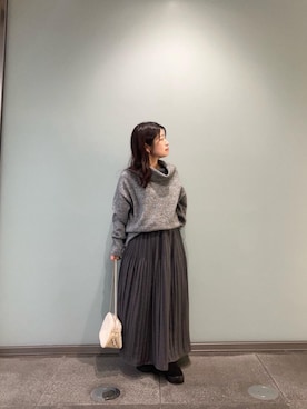 「アイテム（スカート）」を使った、komaさん（レディース・143cm）の秋コーディネート