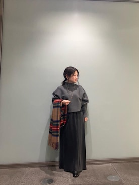 「アイテム（アクセサリー）」を使った、komaさん（レディース・143cm）の冬コーディネート