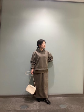 「アイテム（ワンピース/ドレス）」を使った、komaさん（レディース・143cm）の冬コーディネート