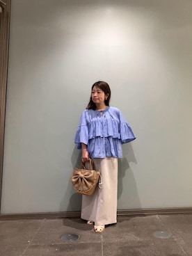 「le.coeur blanc（ルクールブラン）のアイテム」を使った、komaさん（レディース・143cm）の春コーディネート